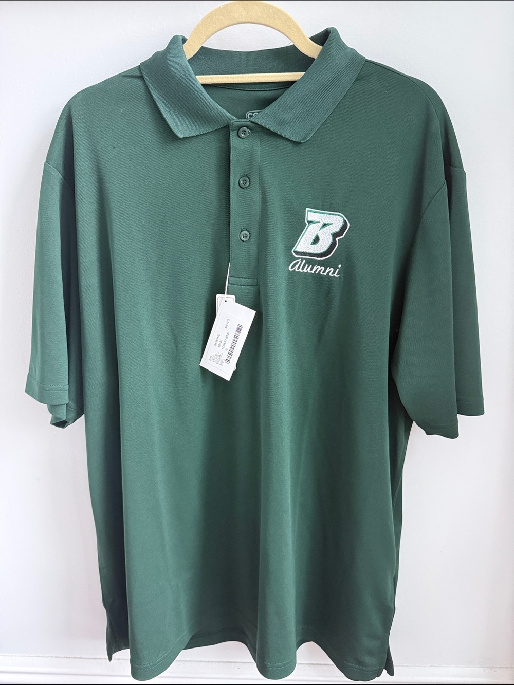 Men's Binghamton University Green Polo Shirt